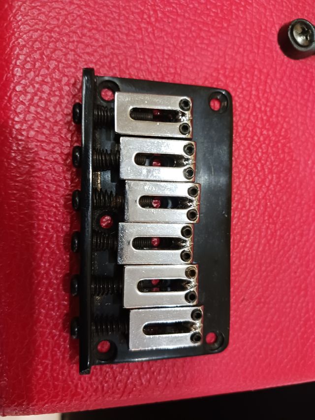 Puente guitarra electrica hardtail
