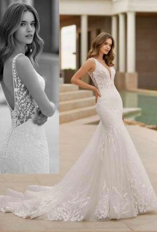 Vestido Novia Rosa Clara 