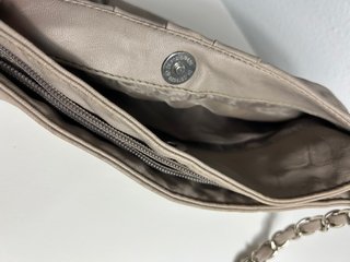 Bolso de poli piel al hombro de Blanco Accessories