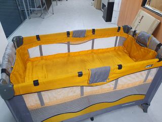 Cuna de viaje y parque infantil 2 alturas