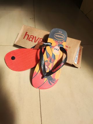 Chanclas. Estrenar. Havaianas. Los Increíbles.