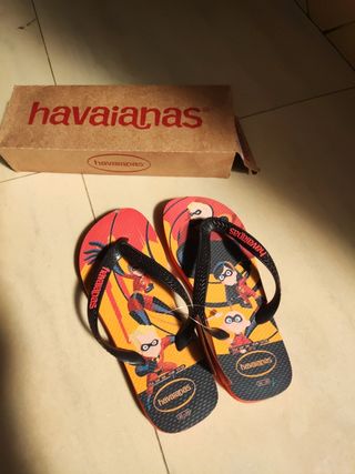 Chanclas. Estrenar. Havaianas. Los Increíbles.