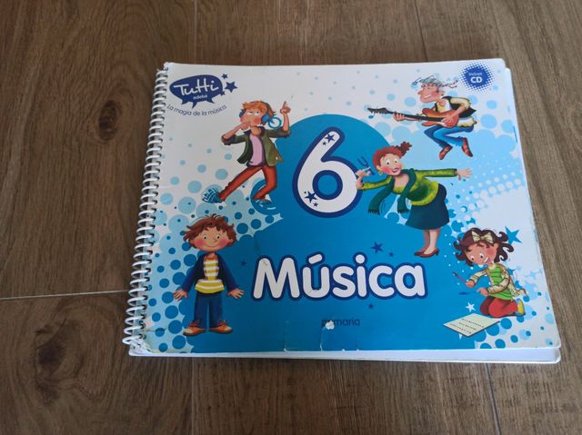 libro música 6 primaria tutti edebé + CD