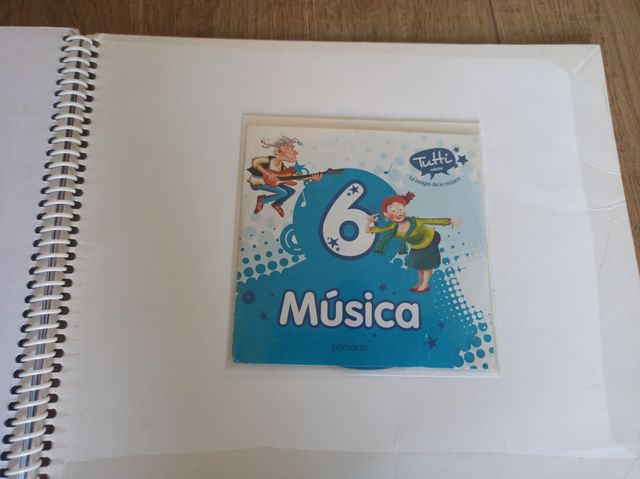 libro música 6 primaria tutti edebé + CD