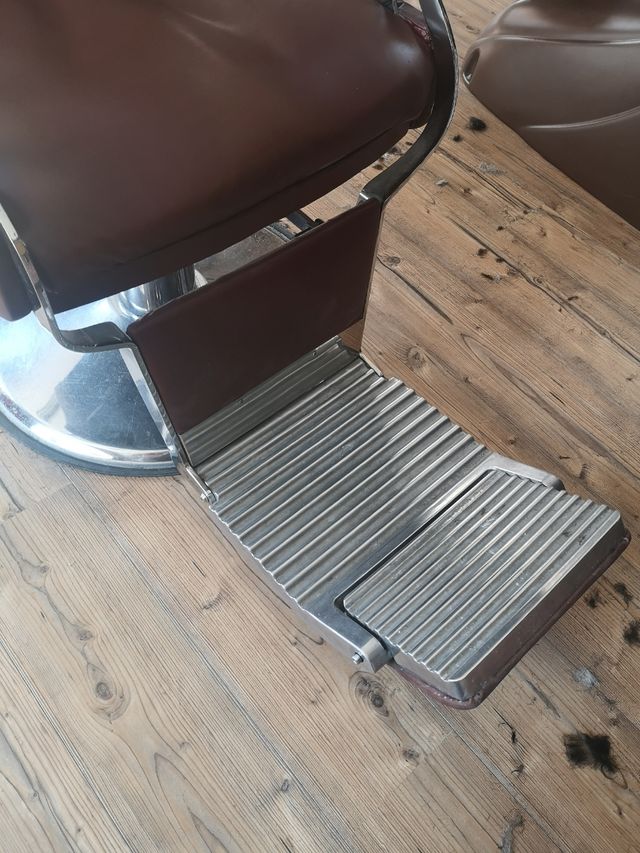 Sillón de barbero vintage