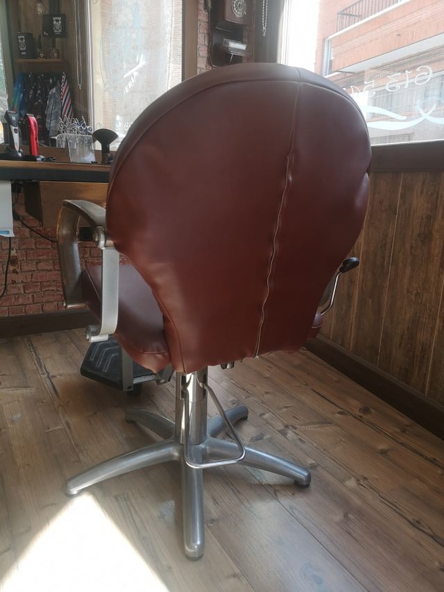 Sillón de barbero vintage