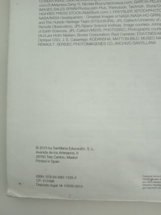 Física y Química. 1 Bachillerato. Ed. Santillana