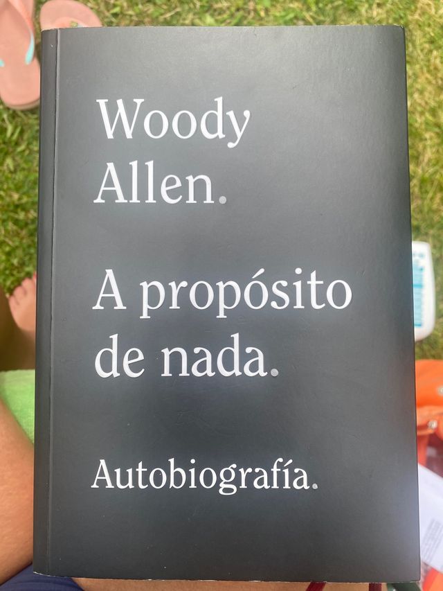 Libro autobiografía de Woody allen.