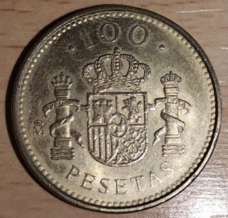 100 cien pesetas Juan Carlos I Rey 2000 moneda