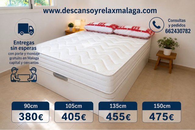 Pack París cama completa con canapé
