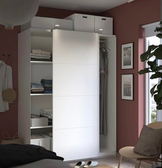 Puertas correderas PAX/MEHAMN 2x100cm y 4x75cm