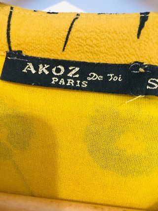 Vestido camisero estampado de AKOZ