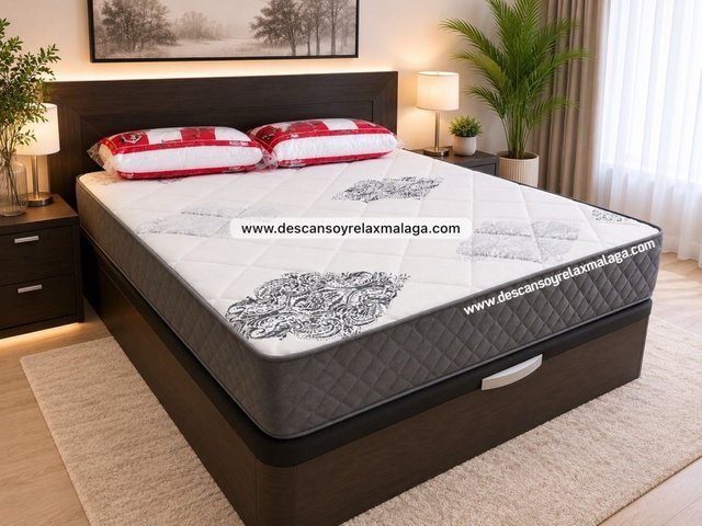 Colchon Viena Deluxe + canape + almohada