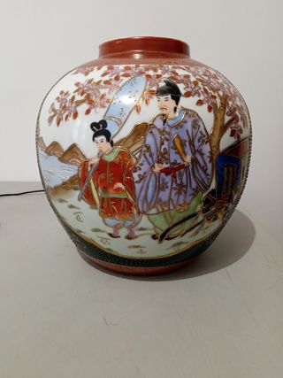 Jarrón estética oriental