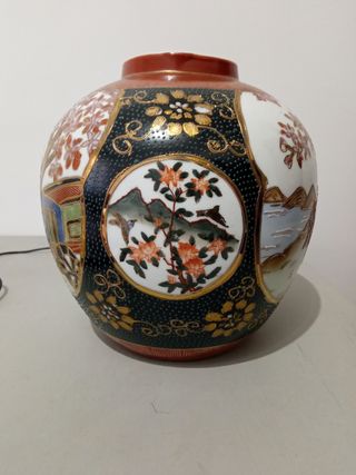 Jarrón estética oriental