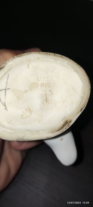 Pareja de ocas de porcelana de Lladró