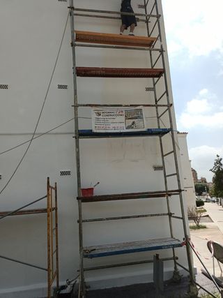.Fachadas Rehabilitación JR.  Andamio tubular