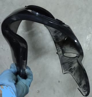 Kawasaki Ninja 600 chapa Colín bajo asiento