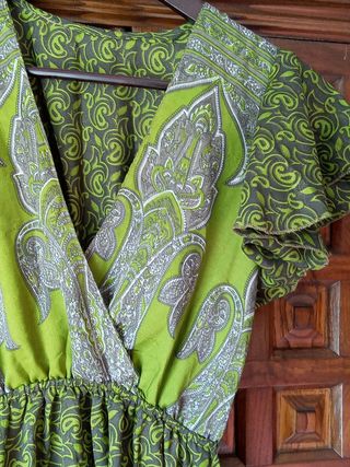 VESTIDO DE SEDA made in India