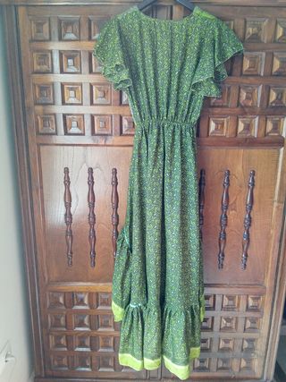 VESTIDO DE SEDA made in India