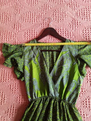 VESTIDO DE SEDA made in India