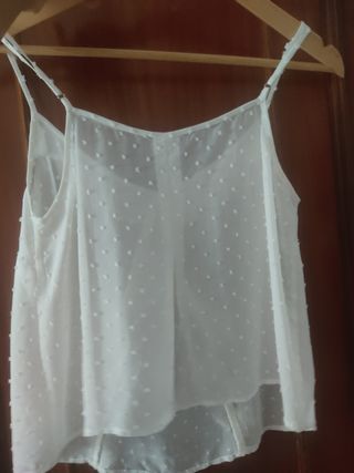 blusa blanca plumeti