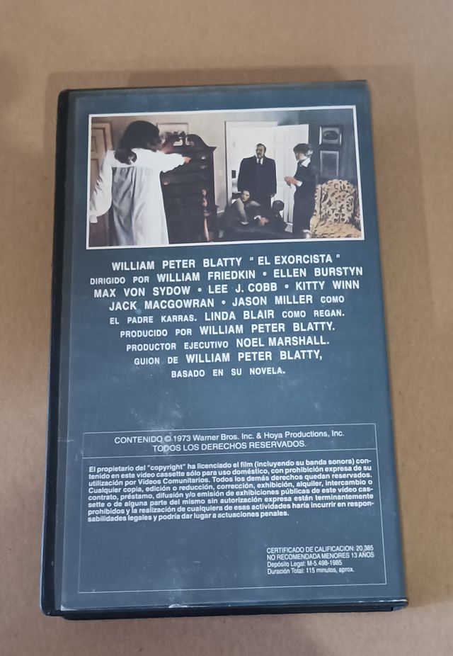 EL EXORCISTA VHS