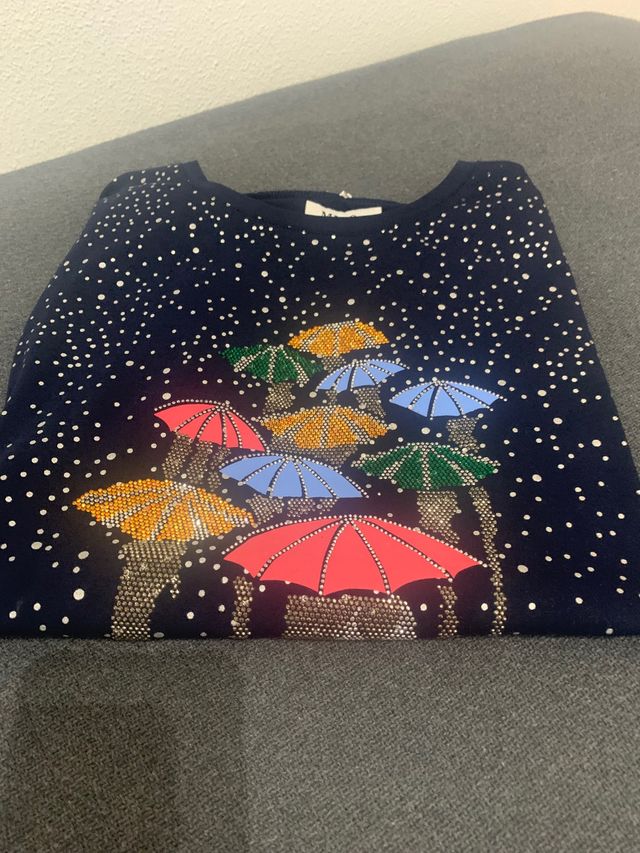 Camiseta señora con brillo