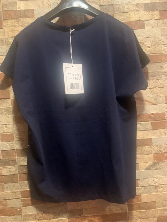 Camiseta señora con brillo