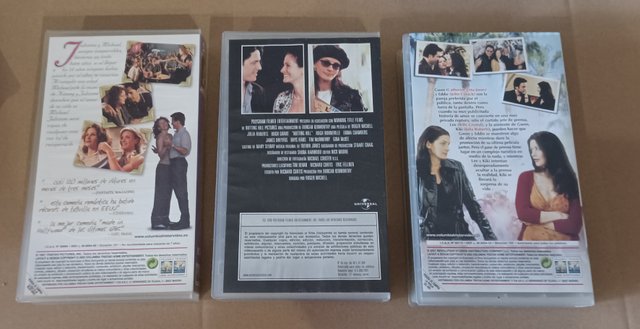 JULIA ROBERS VHS 3 PELICULAS