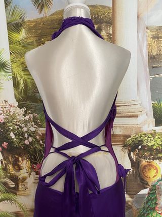 Vestido largo para baile, M/L con pedrería.
