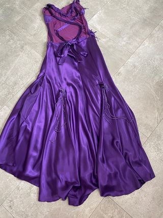 Vestido largo para baile, M/L con pedrería.