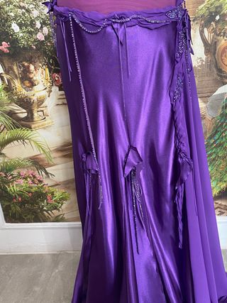 Vestido largo para baile, M/L con pedrería.