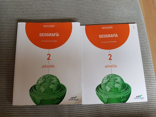 Geografía 2 Bachillerato de segunda mano por 25 EUR en Madrid en WALLAPOP