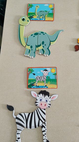 Puzzle animales con iman
