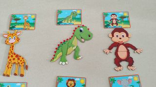 Puzzle animales con iman