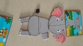 Puzzle animales con iman