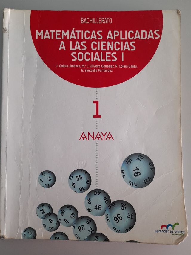 Matemáticas aplicadas a las ciencias sociales 1