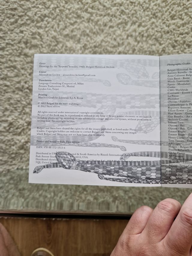 Catálogo Portfolio joyas BULGARI 2012