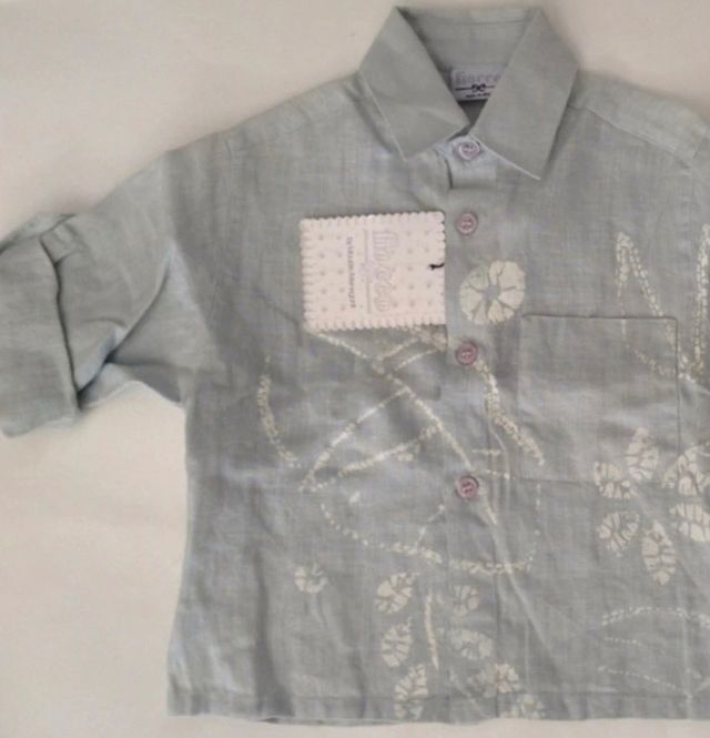 Camicia in lino  tg 18 mesi bambino Fiocco 