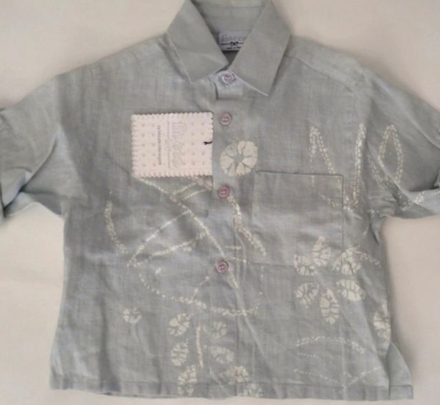 Camicia in lino  tg 18 mesi bambino Fiocco 