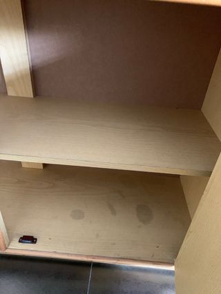 Mueble aparador mimbre años 70