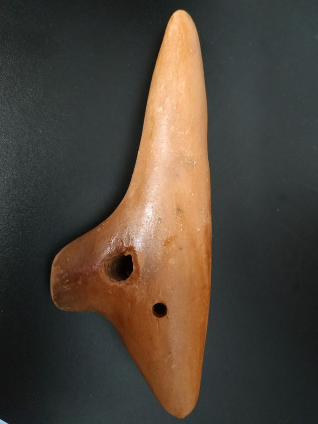 Ocarina de barro de Rumanía, de 1995.