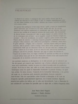 Arquitectura Gótica Valenciana edición limitada.