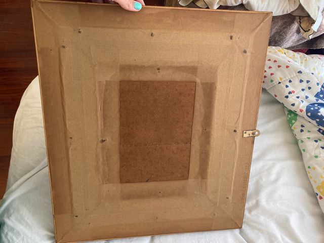 Cuadro de paisaje y arbol verde