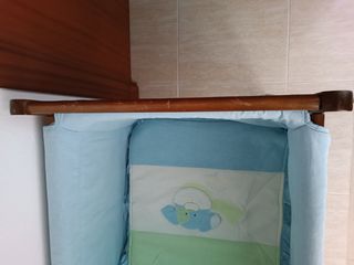 mini cuna de madera