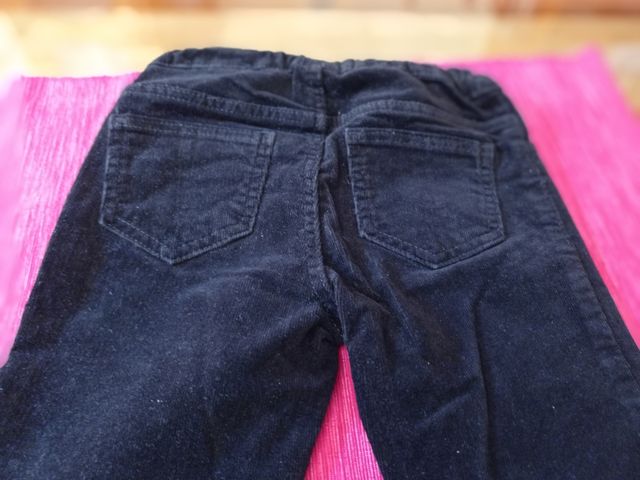 Pantalón pana negro talla 6