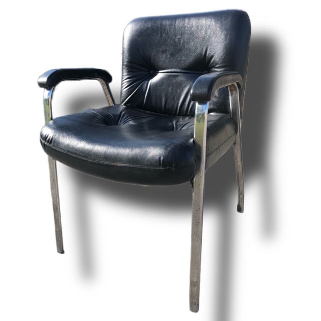 Silla vintage de cuero