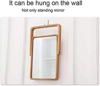 Espejo maquillaje de madera