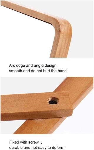 Espejo maquillaje de madera